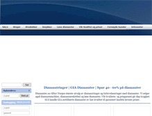 Tablet Screenshot of diamanter.no